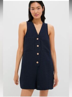 Pommander Palace Navy Romper